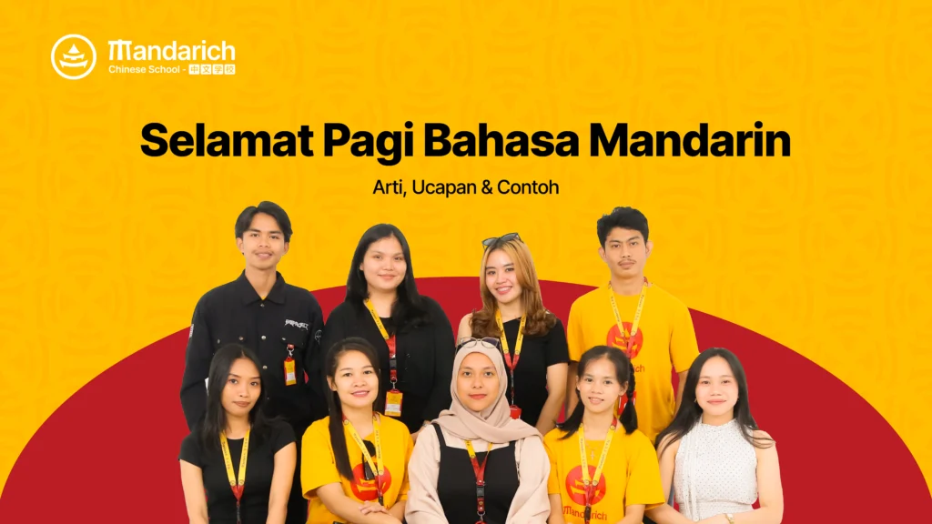 Selamat pagi Bahasa Mandarin